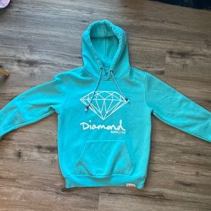 Diamond Supply Co Mint Hoodie